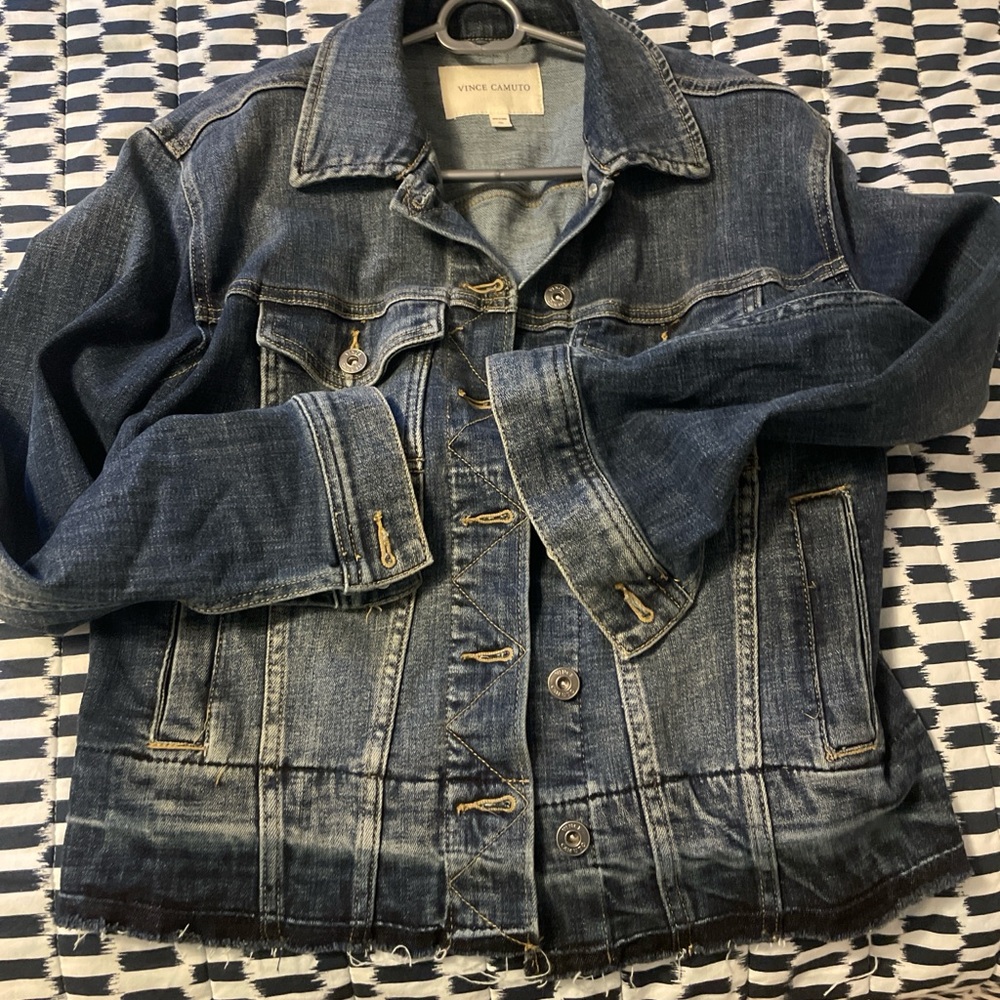 Vince Camuto Dark Wash Denim Jacket